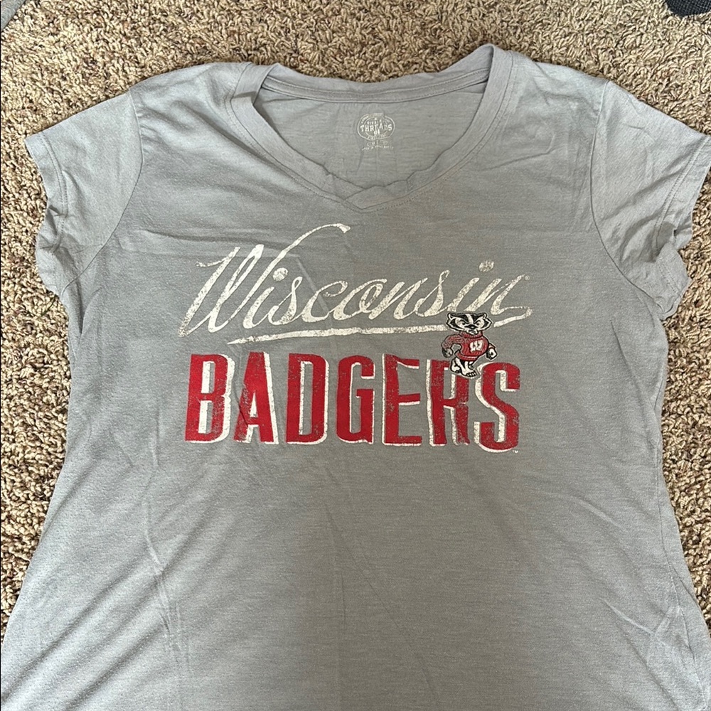 Threadless Gray Graphic Tee Short Sleeve